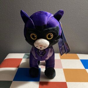 Purple Cat Plush Toy
